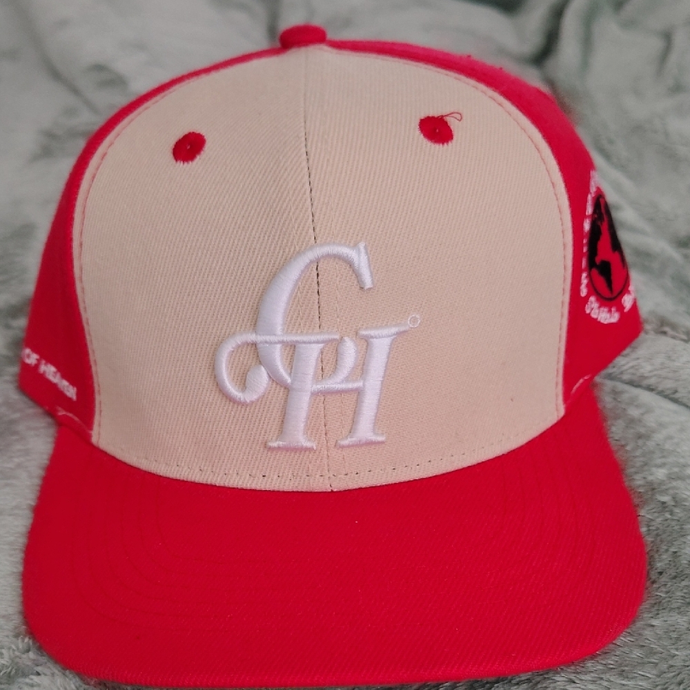 Red and Cream Men's Cap